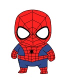 How to Draw Spider-Man Mini Chibi