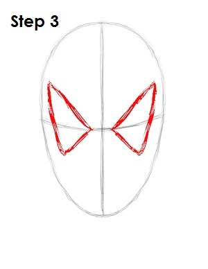 How to Draw Spider-Man Step 3