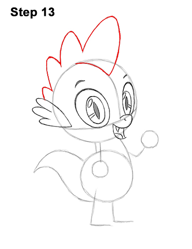 Draw Spike My Little Pony 13 How to Draw Spike Dragon My Little Pony 13