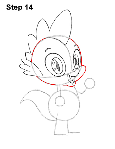 Draw Spike My Little Pony 14 How to Draw Spike Dragon My Little Pony 14