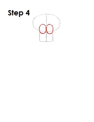 How to Draw Squidward Step 4