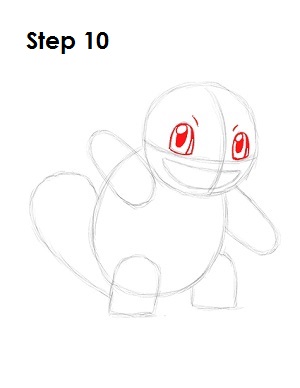 How to Draw Squirtle 10 How to Draw Squirtle Step 10