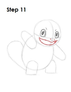 How to Draw Squirtle 11 How to Draw Squirtle Step 11