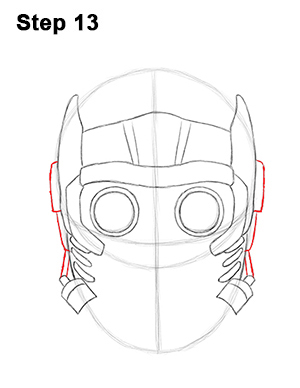Draw Star-Lord 13