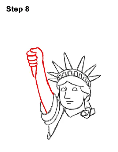 How To Draw The Statue Of Liberty Video Step By Step Pictures