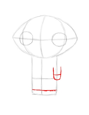 Draw Stewie Griffin Step 7 Draw Stewie Griffin Step 7