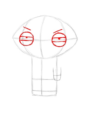 Draw Stewie Griffin Step 9 Draw Stewie Griffin Step 9