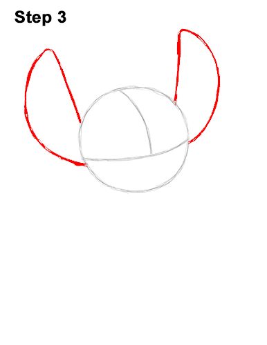 How to Draw Stitch Disney Lilo & Stitch 3