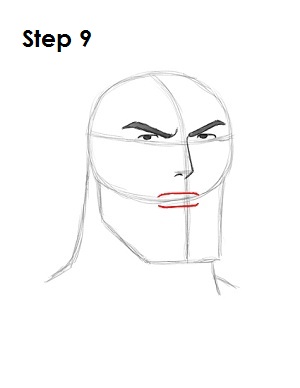 Draw Superman Step 9