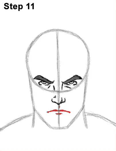 Draw Superman Full Body 11