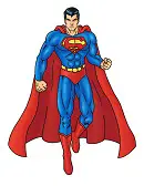 How to Draw Superman (Full Body) floating