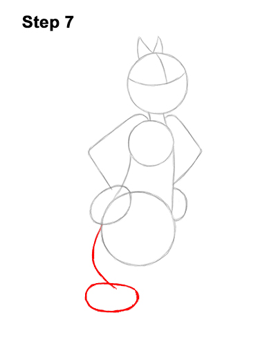 How to Draw Sylvester Cat Looney Tunes Full Body 7