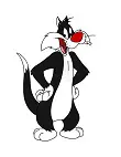 How to Draw Sylvester Cat Looney Tunes