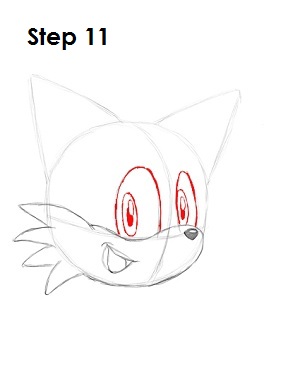 How to Draw Tails Step 11 How to Draw Tails Step 11