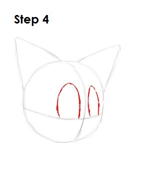 How to Draw Tails Step 4