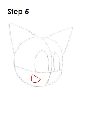 How to Draw Tails Step 5