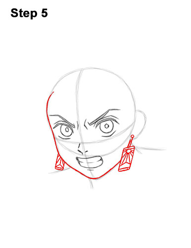 How to Draw Tanjiro 5