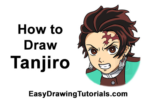 How to Draw Tanjiro