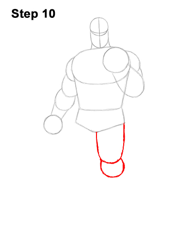 How to Draw Thanos Marvel Avengers Full Body 10