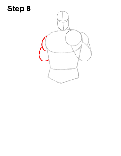 How to Draw Thanos Marvel Avengers Full Body 8