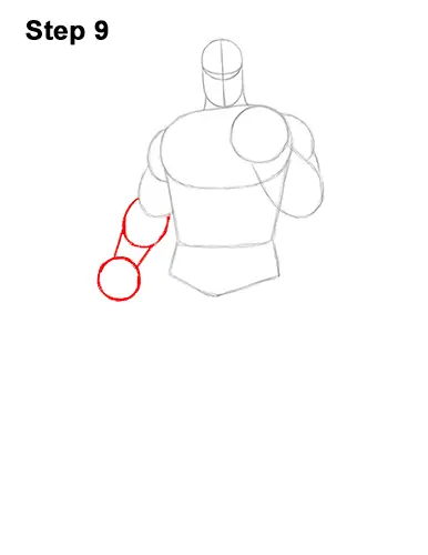 How to Draw Thanos Marvel Avengers Full Body 9