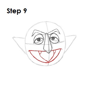 How to Draw The Count Step 9 How to Draw The Count Step 9