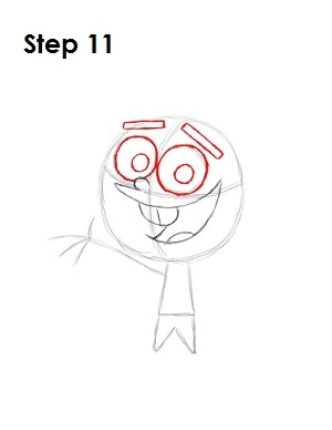 Draw Timmy Turner Step 11 Draw Timmy Turner Step 11