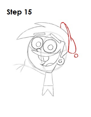 Draw Timmy Turner Step 15 Draw Timmy Turner Step 15