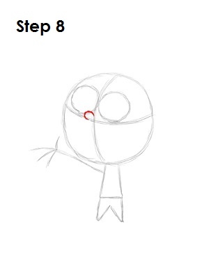 Draw Timmy Turner Step 8