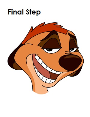 How to Draw Timon How to Draw Timon Step Last