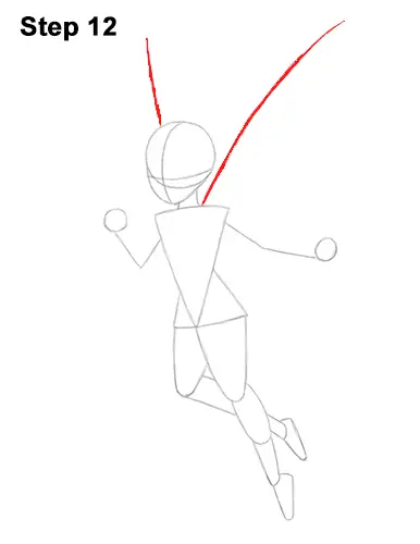 How to Draw Tinkerbell Full Body Disney 12