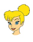 How to Draw Tinker Bell Head Portrait Disney