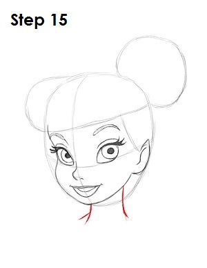 Draw Tinkerbell Step 15 Draw Tinker Bell Step 15