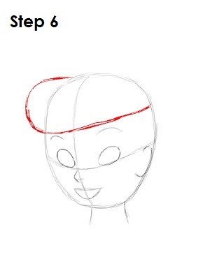 Draw Tinkerbell Step 6 Draw Tinker Bell Step 6