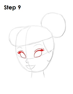 Draw Tinkerbell Step 9 Draw Tinker Bell Step 9