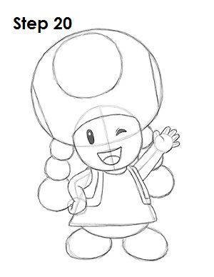 Toadette Drawing 20 Draw Toadette 20