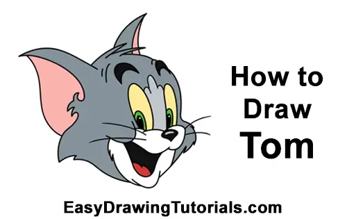 How to Draw Tom from Tom and Jerry