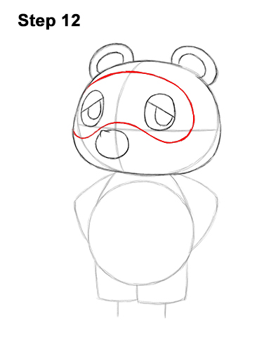 How to Draw Tom Nook Animal Crossing Nintendo 12