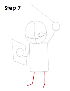 Draw Toon Link 7
