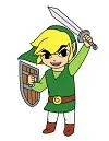 How to Draw Toon Link