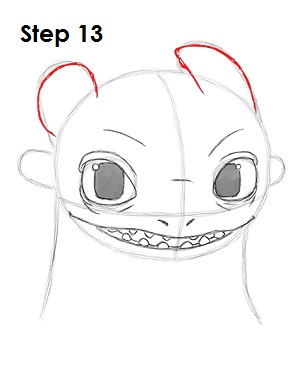 Toothless Dragon Drawing 13 Draw Toothless Dragon 13