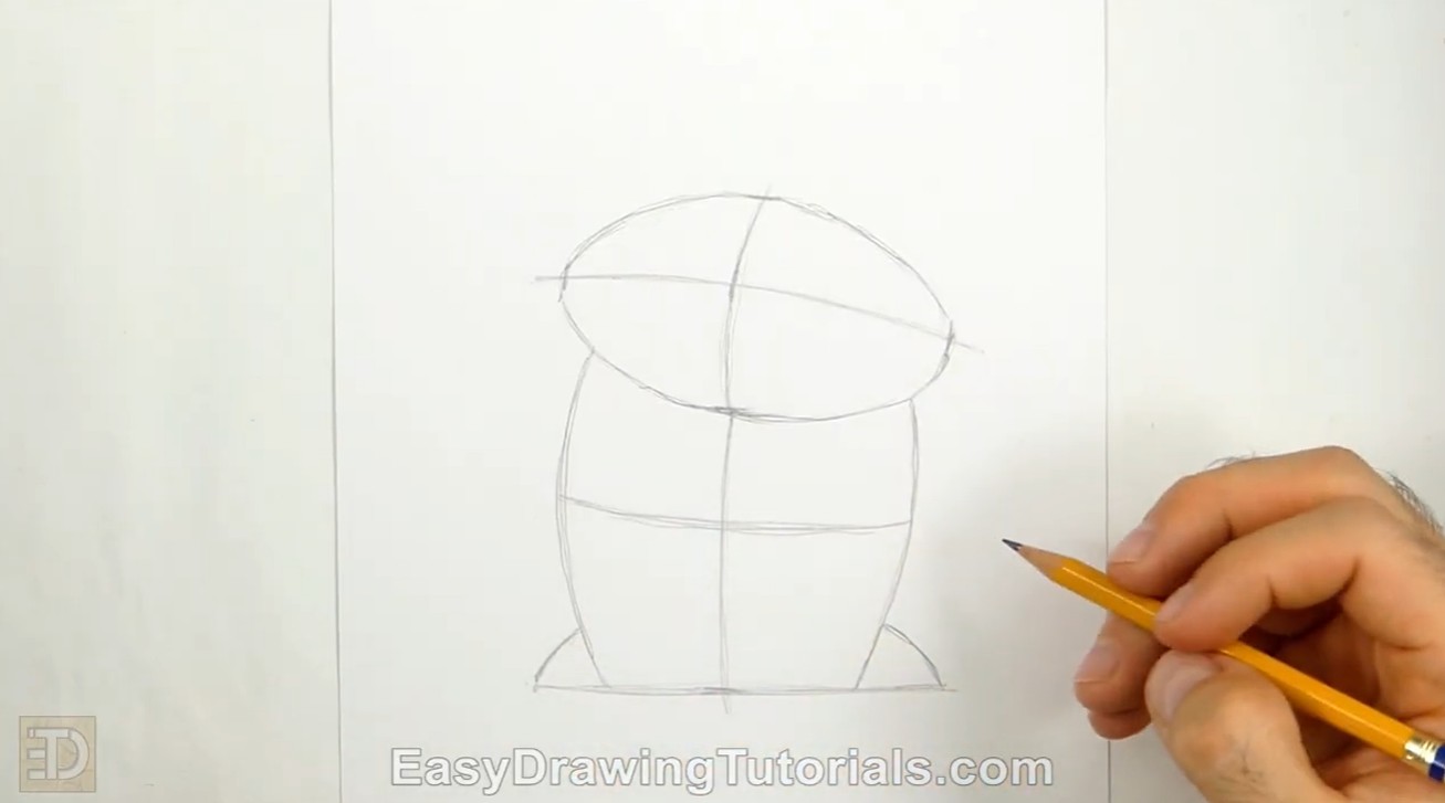 Draw Toy Story Alien Initial Sketch How to Draw Toy Story Alien Guidelines