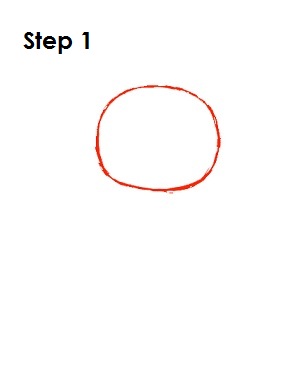 How to Draw Tweety Bird Step 1