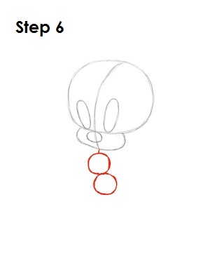 How to Tweety Bird How to Draw Tweety Bird Step 6