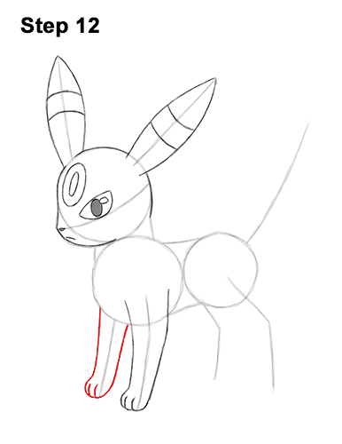 Draw Umbreon Pokemon 12 How to Draw Umbreon Pokemon 12