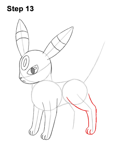 Draw Umbreon Pokemon 13 How to Draw Umbreon Pokemon 13