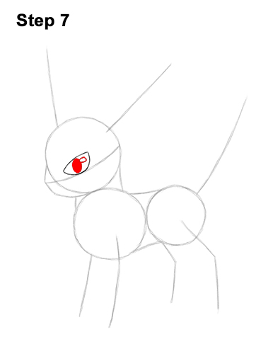 Draw Umbreon Pokemon 7 How to Draw Umbreon Pokemon 7