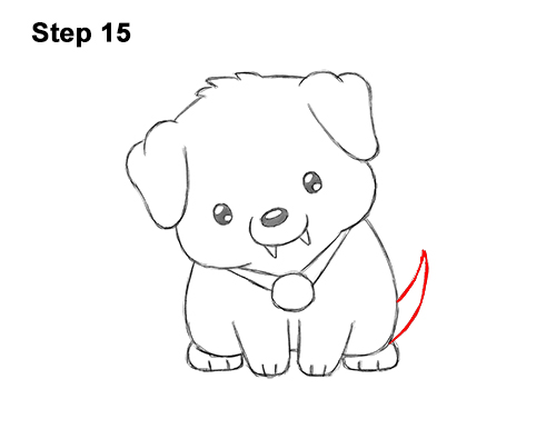 Draw a Cartoon Puppy Dog Vampire Halloween 15 How to Draw Cute Cartoon Puppy Dog Vampire Dracula Halloween 15