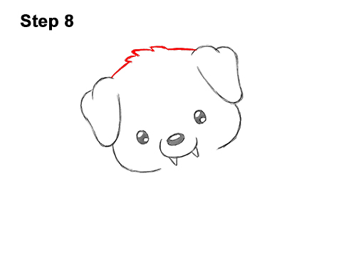 Draw a Cartoon Puppy Dog Vampire Halloween 8 How to Draw Cute Cartoon Puppy Dog Vampire Dracula Halloween 8