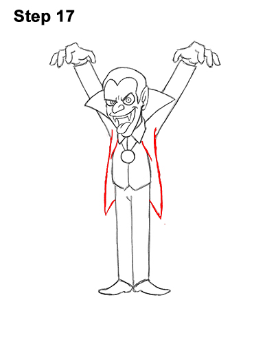 How to Draw Funny Cool Vampire Dracula Halloween 17